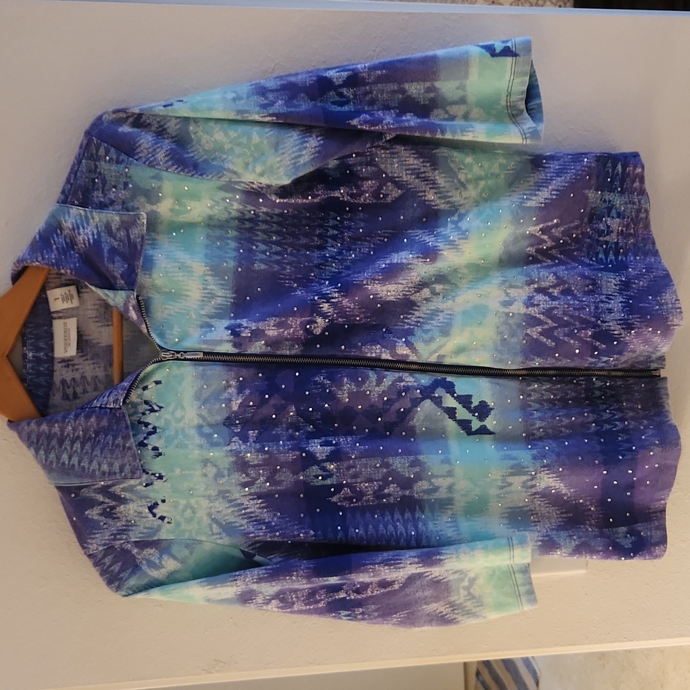 Chico's weekend zippered jacket